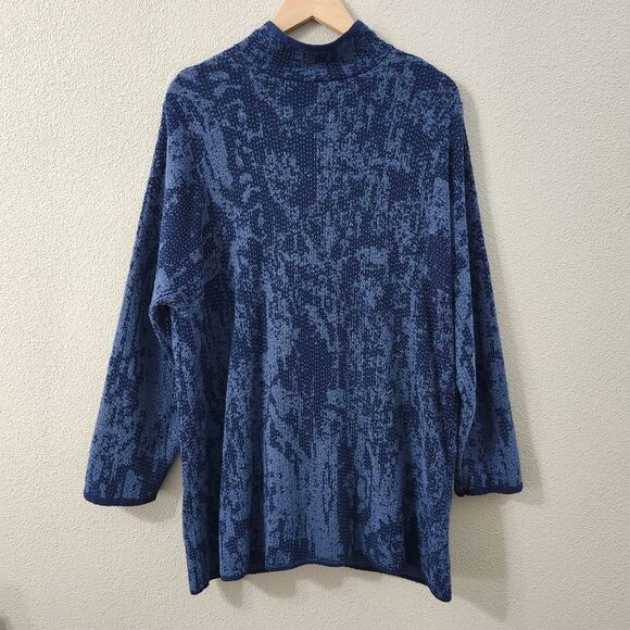 J.Jill Intarsia Pure Jill Jacquard Cardigan - Picture 2 of 14